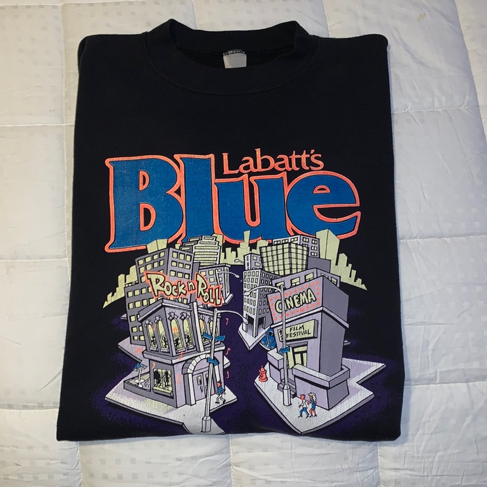 Vintage Labatt’s Blue “The Beer Store” crew neck